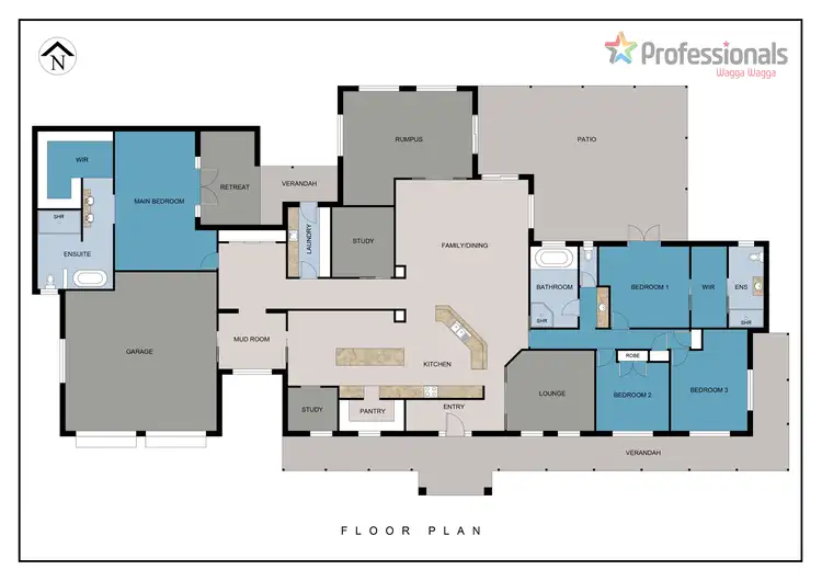 Floorplan of Homely house listing, 326 Mitchell Road, Lake Albert NSW 2650
