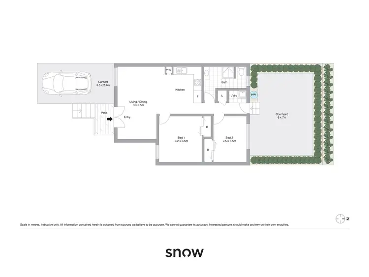 Floorplan of Homely unit listing, 5/66 Mary Street, Mount Lofty QLD 4350