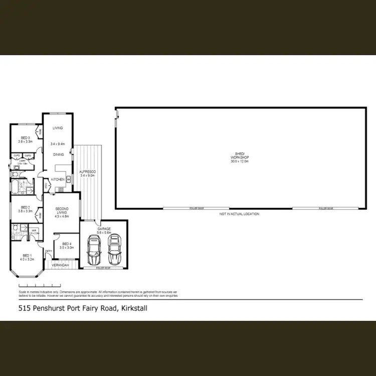 Floorplan of Homely house listing, 515 Penshurst-Port Fairy Road, Kirkstall VIC 3283
