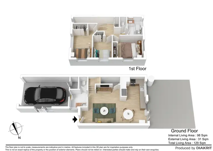 Floorplan of Homely townhouse listing, 84A/26 Dixon Street, Strathpine QLD 4500