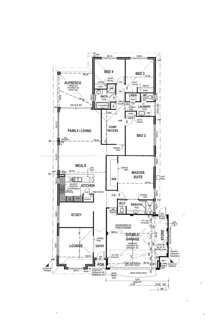 Floorplan of Homely house listing, 24 Chattanooga Vista, Clarkson WA 6030