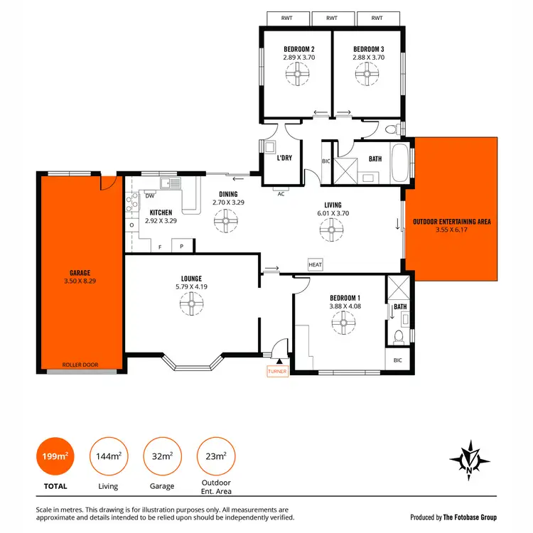 Floorplan of Homely unit listing, 1/14 Oak Crescent, Hawthorndene SA 5051