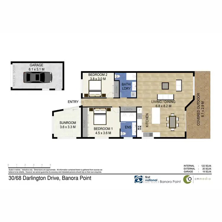 Floorplan of Homely villa listing, 30/68 Darlington Drive, Banora Point NSW 2486
