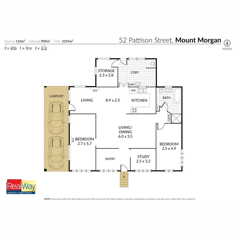 Floorplan of Homely house listing, 52 Pattison Street, Mount Morgan QLD 4714