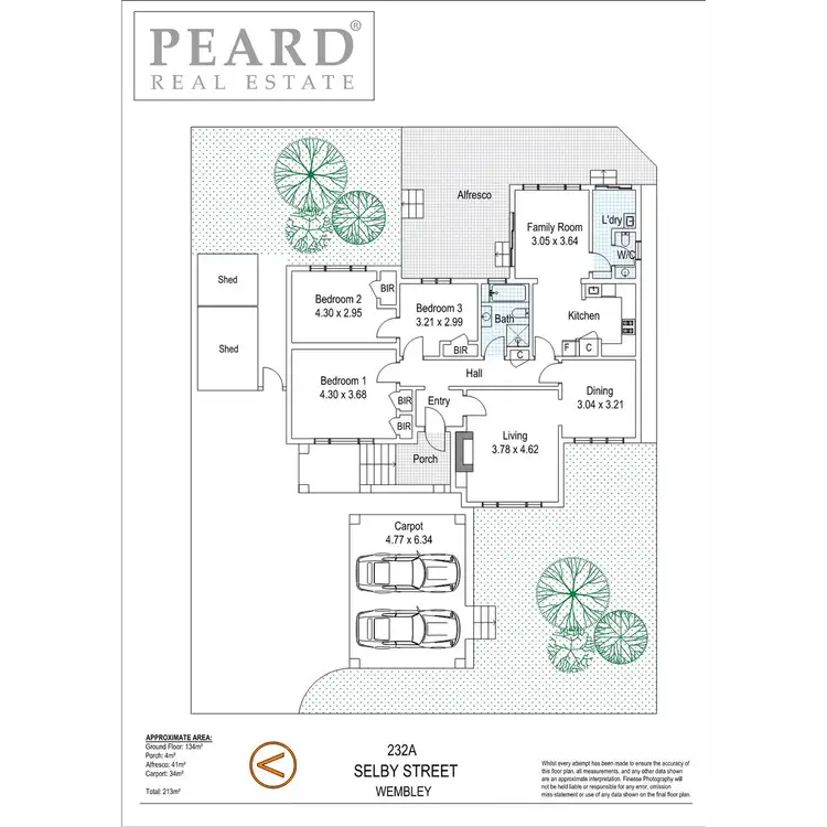 Floorplan of Homely house listing, 232A Selby Street, Wembley WA 6014