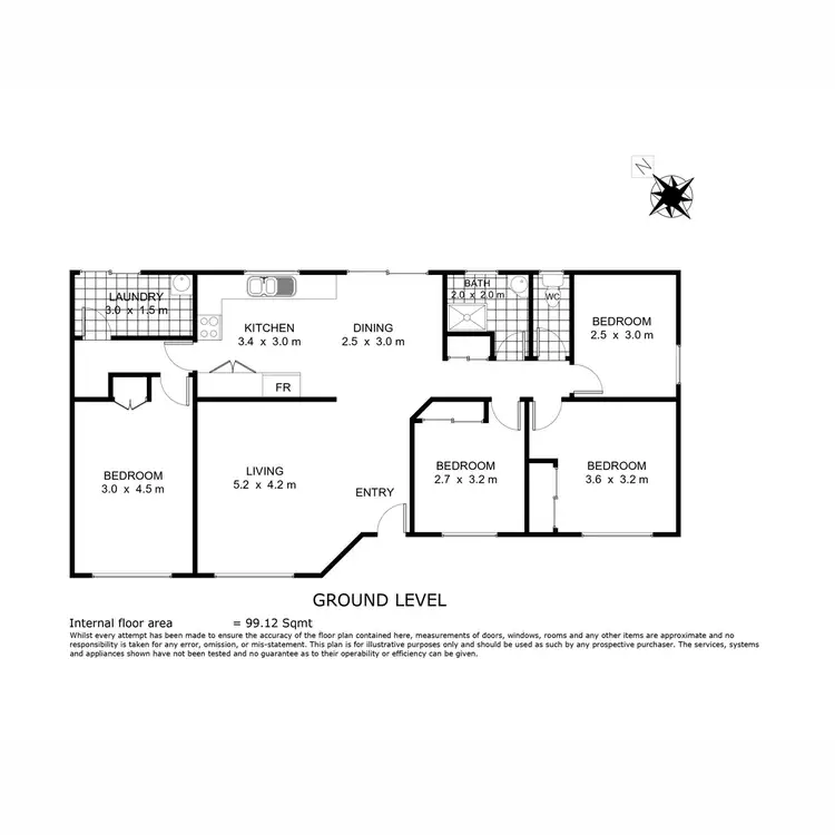 Floorplan of Homely house listing, 1 Robindale Drive, Darling Heights QLD 4350
