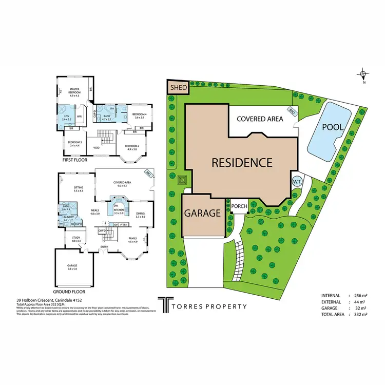 Floorplan of Homely house listing, 39 Holborn Crescent, Carindale QLD 4152