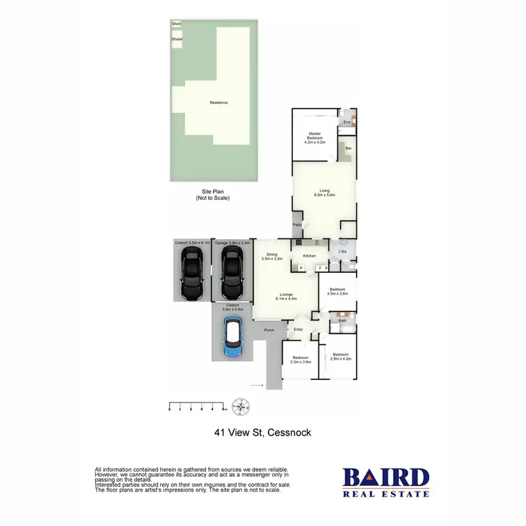 Floorplan of Homely house listing, 41 View Street, Cessnock NSW 2325