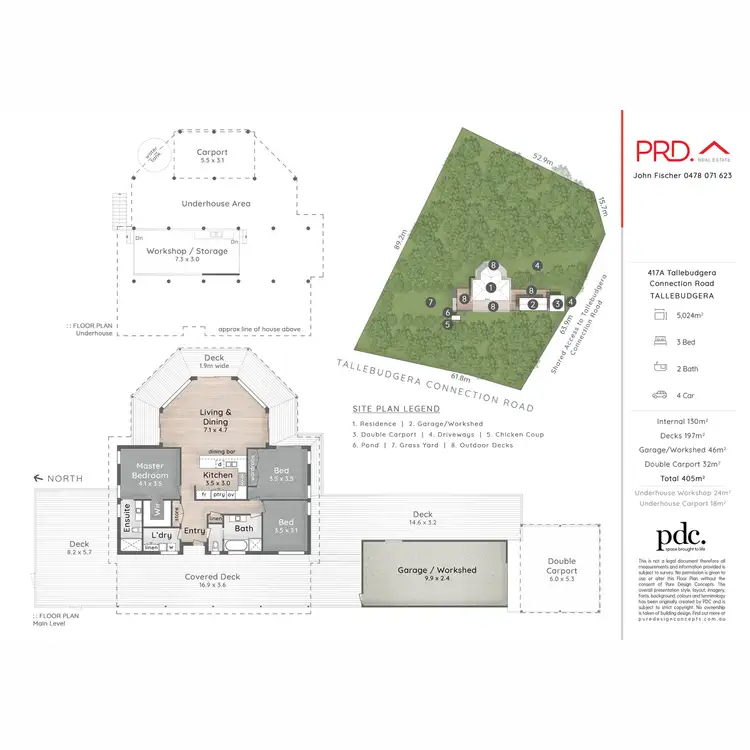 Floorplan of Homely house listing, 417A Tallebudgera Connection Road, Tallebudgera QLD 4228