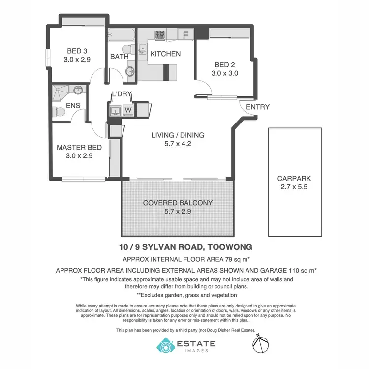 Floorplan of Homely unit listing, 10/9 Sylvan Road, Toowong QLD 4066
