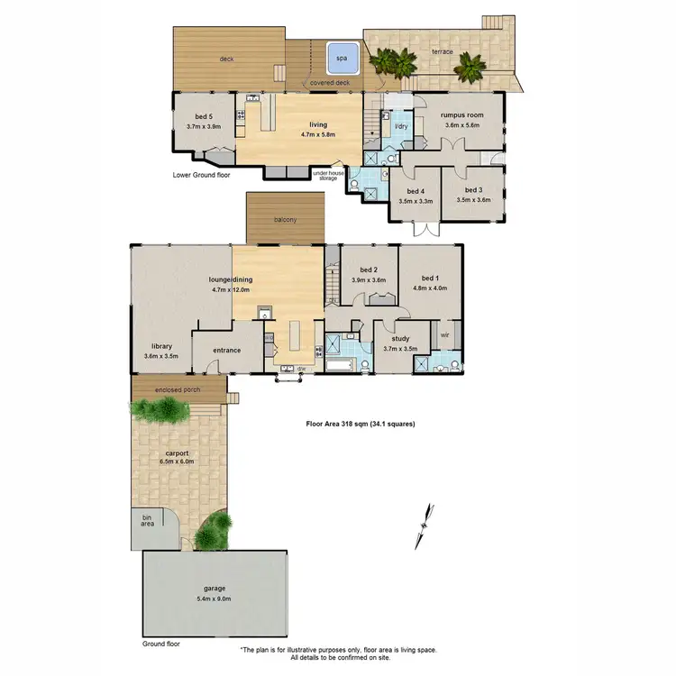 Floorplan of Homely house listing, 9 Ash Grove, Menzies Creek VIC 3159