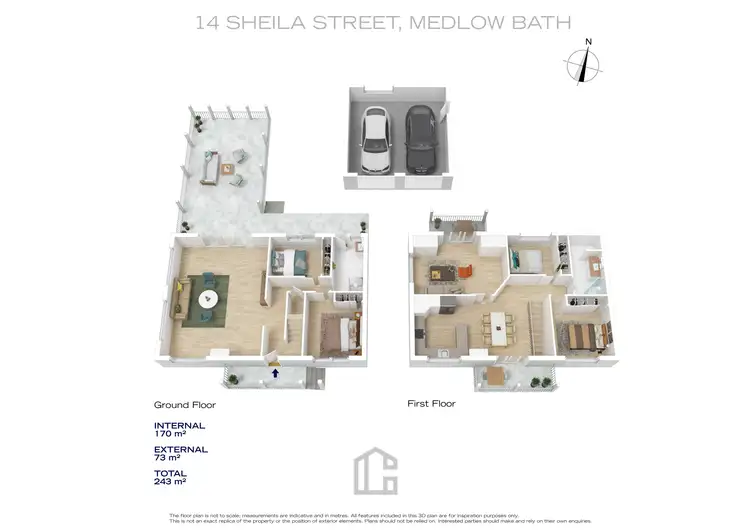Floorplan of Homely house listing, 14 Sheila Street, Medlow Bath NSW 2780