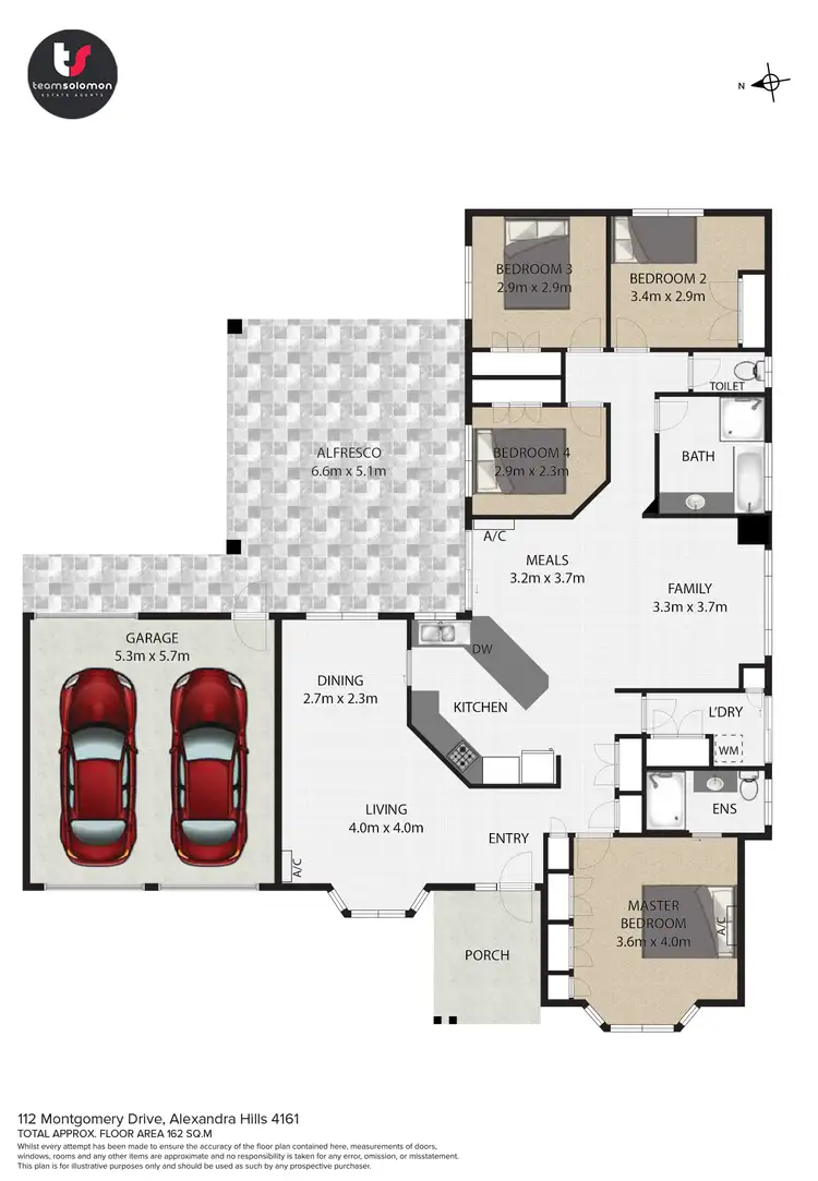 Floorplan of Homely house listing, 112 Montgomery Drive, Alexandra Hills QLD 4161