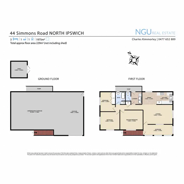 Floorplan of Homely house listing, 44 Simmons Road, North Ipswich QLD 4305