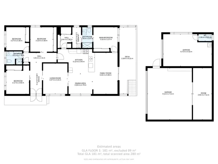 Floorplan of Homely house listing, 117 Chapple Street, Wodonga VIC 3690