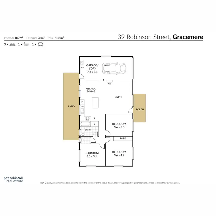Floorplan of Homely house listing, 39 Davison Street, Gracemere QLD 4702