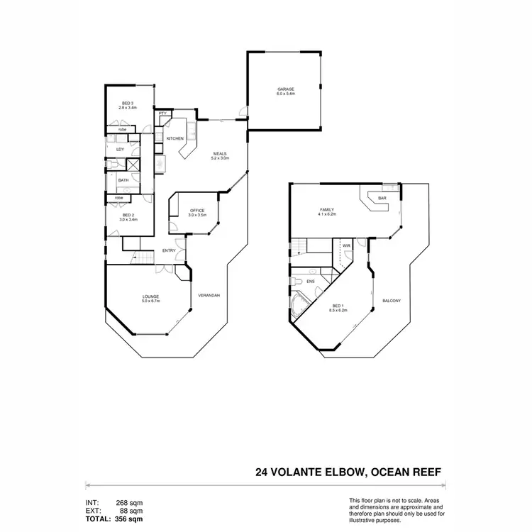 Floorplan of Homely house listing, 24 Volante Elbow, Ocean Reef WA 6027