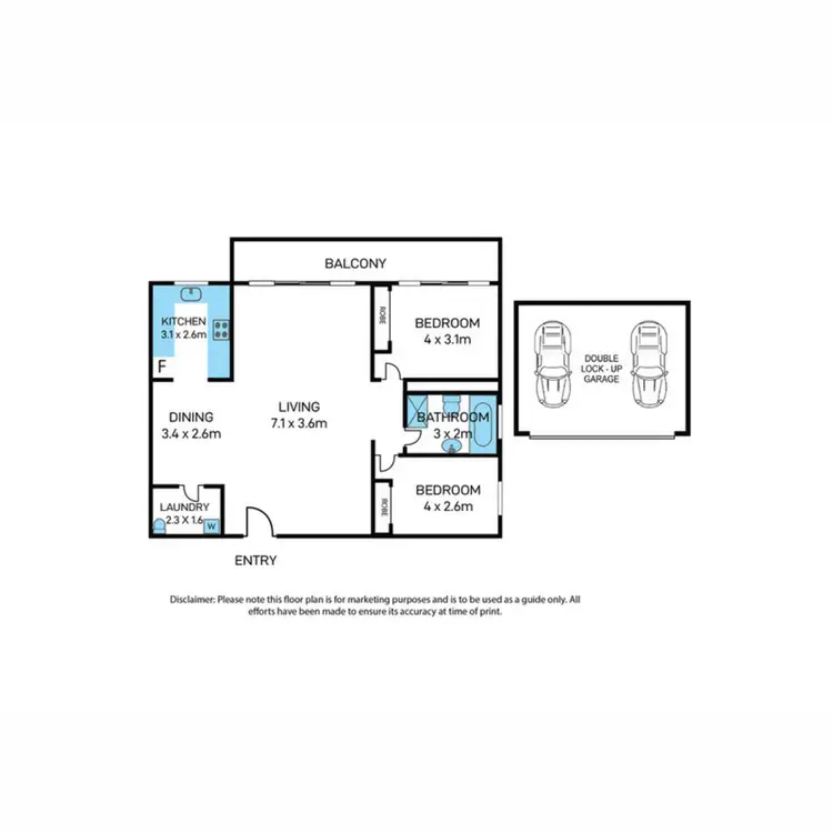 Floorplan of Homely apartment listing, 7/25-27 Stanley Street, Bankstown NSW 2200