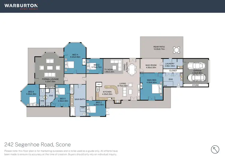 Floorplan of Homely rural property listing, 242 Segenhoe Road, Scone NSW 2337