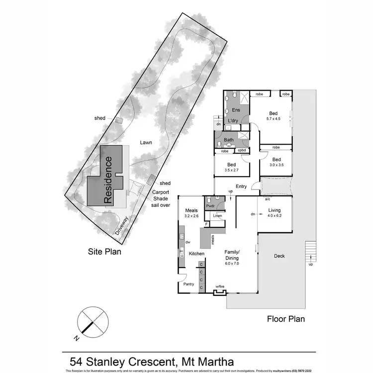 Floorplan of Homely house listing, 54 Stanley Crescent, Mount Martha VIC 3934