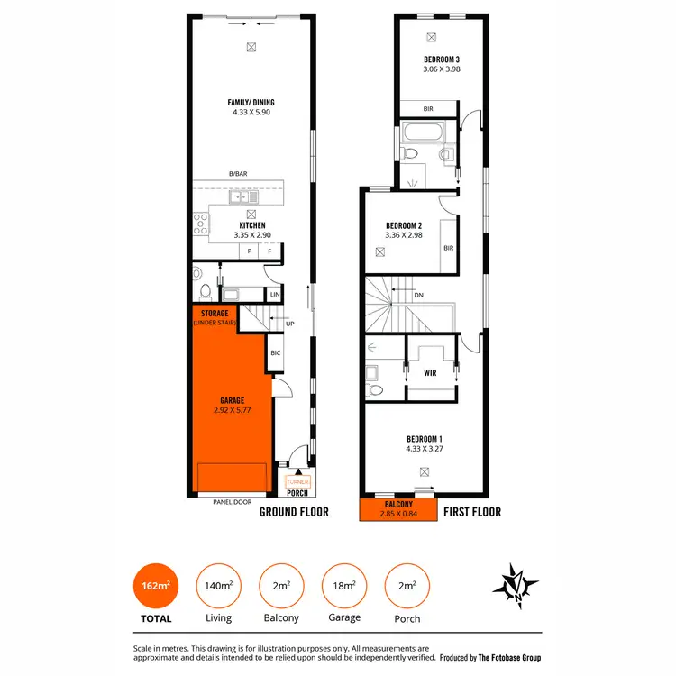 Floorplan of Homely townhouse listing, 18/49 St Clair Avenue, St Clair SA 5011