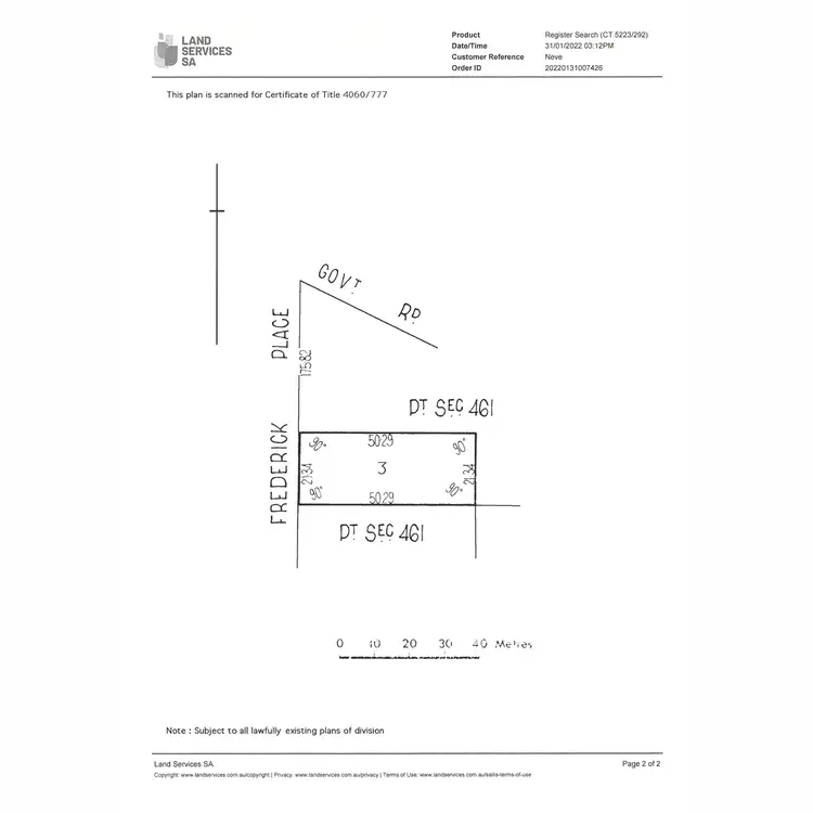 Floorplan of Homely house listing, 4 Frederick Place, Riverton SA 5412