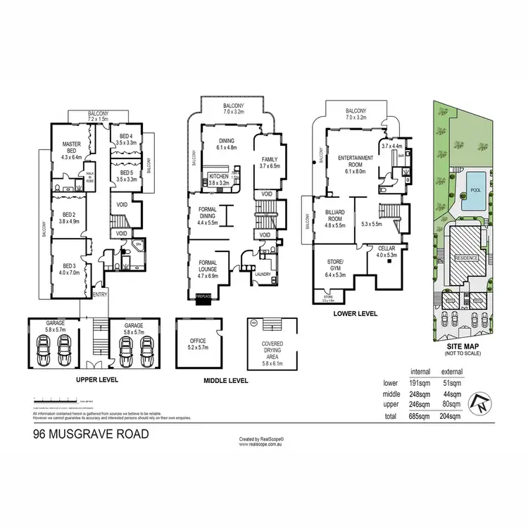 Floorplan of Homely house listing, 96 Musgrave Road, Red Hill QLD 4059