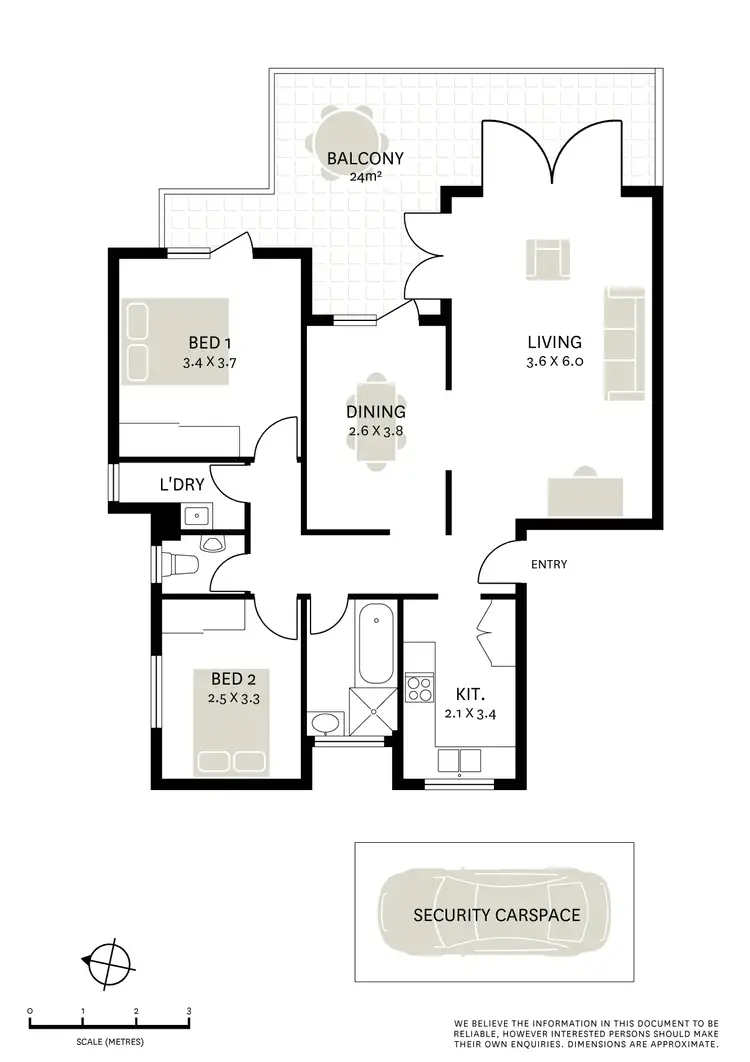 Floorplan of Homely apartment listing, 17/5 Gallimore Avenue, Balmain East NSW 2041
