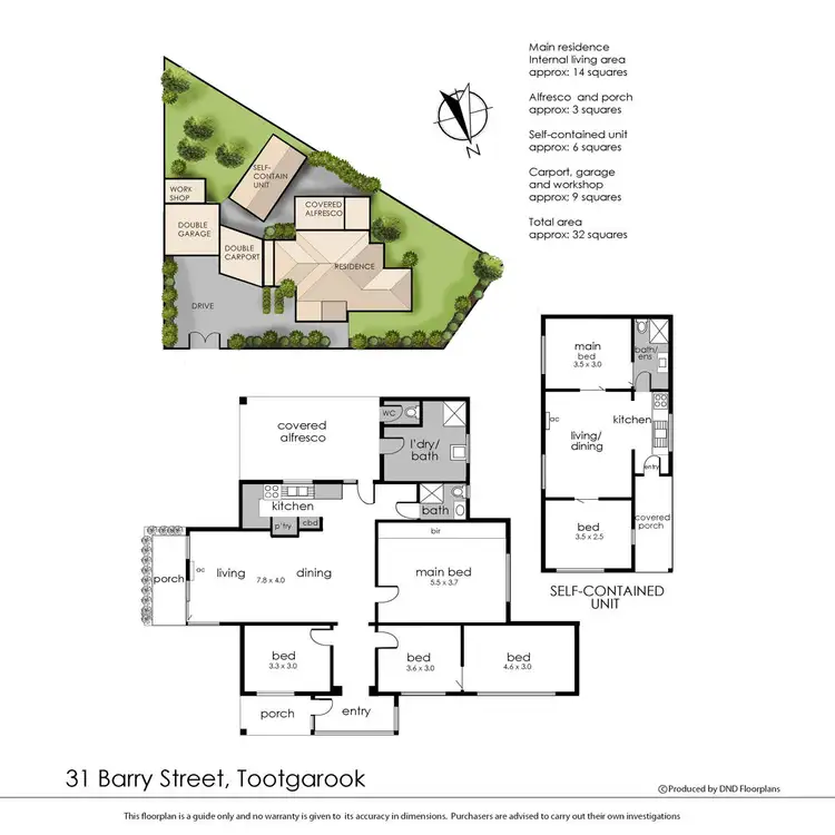 Floorplan of Homely house listing, 31 Barry Street, Tootgarook VIC 3941