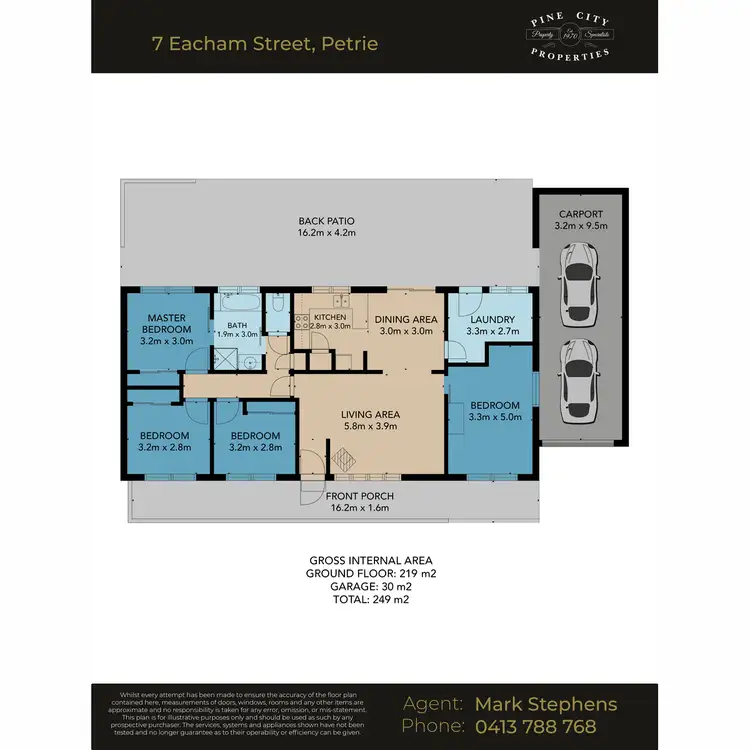 Floorplan of Homely house listing, 7 Eacham Street, Petrie QLD 4502