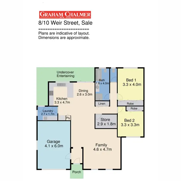 Floorplan of Homely unit listing, 8/10 Weir Street, Sale VIC 3850