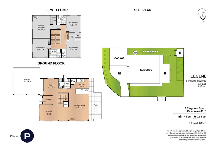 Floorplan of Homely house listing, 2 Forgione Court, Calamvale QLD 4116
