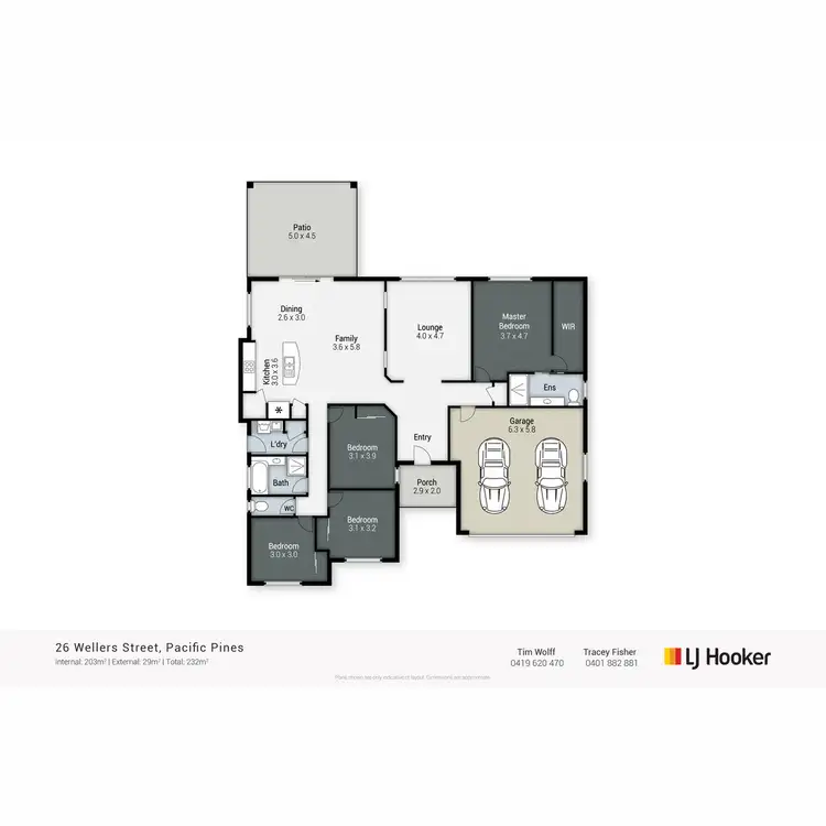 Floorplan of Homely house listing, 26 Wellers Street, Pacific Pines QLD 4211