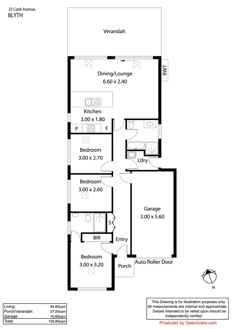 Floorplan of Homely house listing, 22 Cook Avenue, Blyth SA 5462