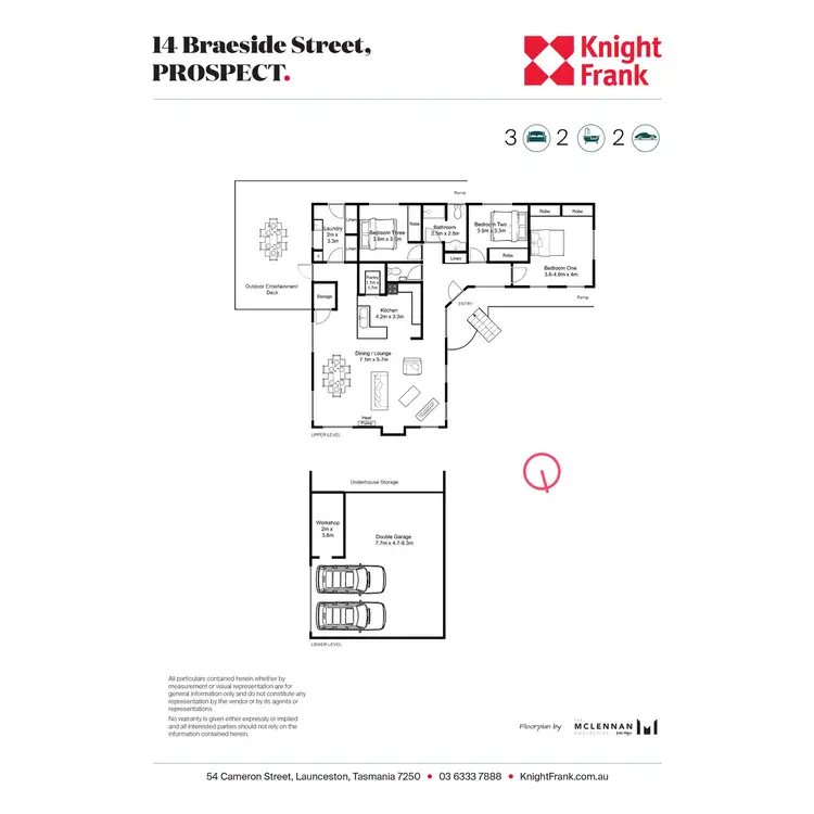 Floorplan of Homely house listing, 14 Braeside Street, Prospect TAS 7250