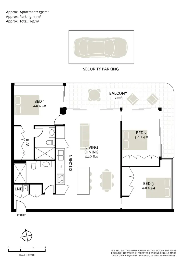 Floorplan of Homely apartment listing, 402/832 Elizabeth Street, Waterloo NSW 2017