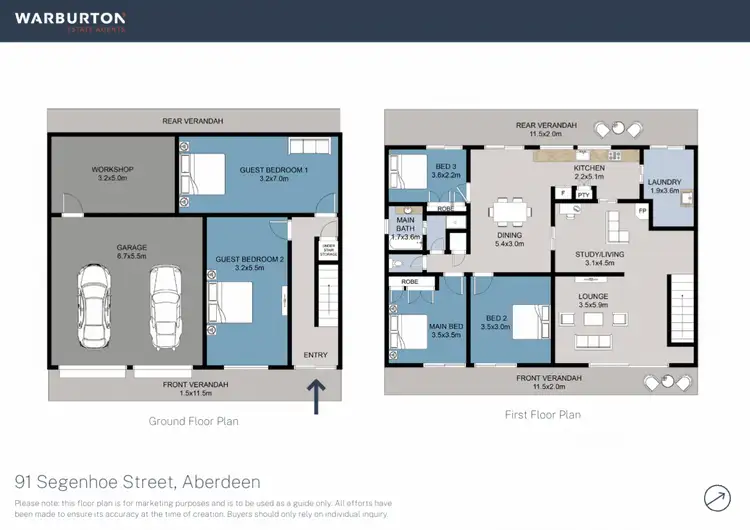 Floorplan of Homely house listing, 91 Segenhoe Street, Aberdeen NSW 2336