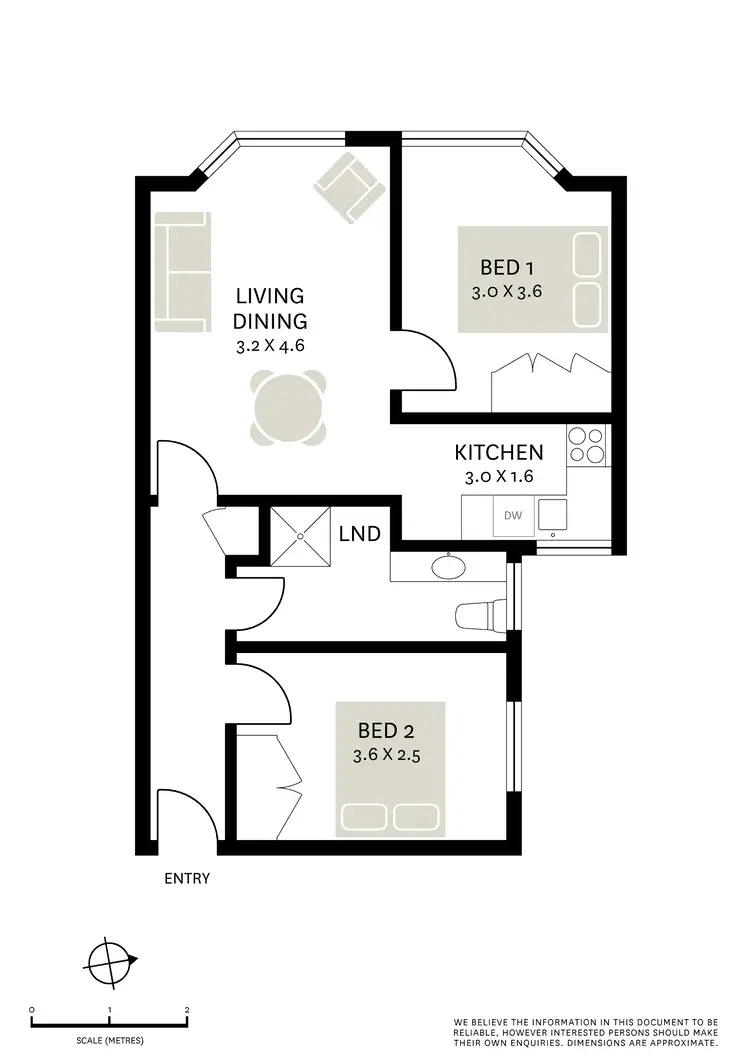 Floorplan of Homely apartment listing, 10/10 Tusculum Street, Potts Point NSW 2011