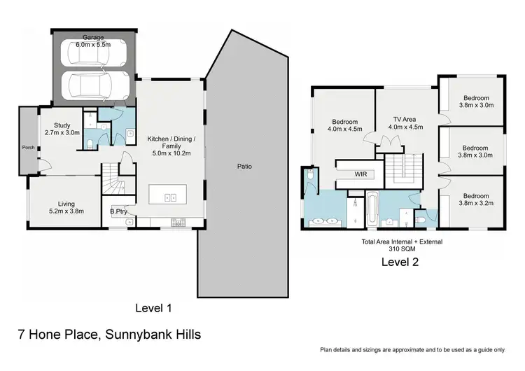 Floorplan of Homely house listing, 7 Hone Place, Sunnybank Hills QLD 4109