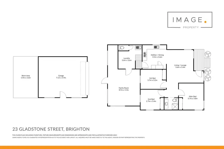 Floorplan of Homely house listing, 23 Gladstone Street, Brighton QLD 4017
