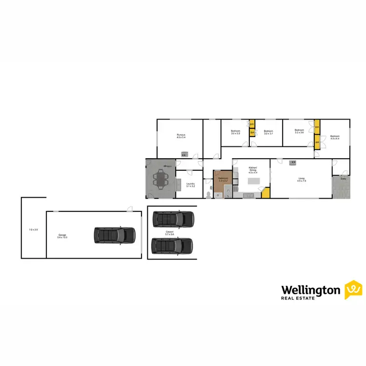 Floorplan of Homely house listing, 1 Hickeys Road, Wurruk VIC 3850