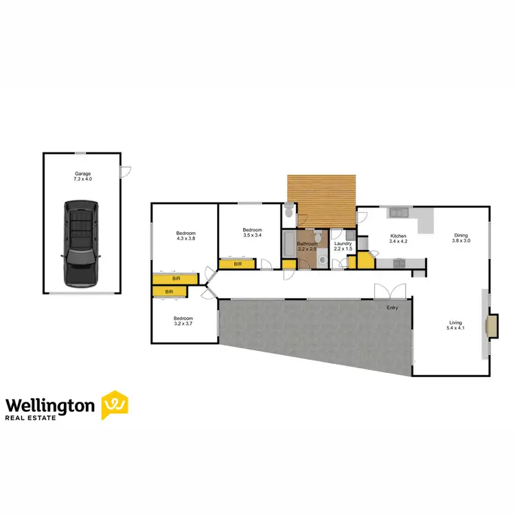 Floorplan of Homely house listing, 28 Buckley Street, Sale VIC 3850
