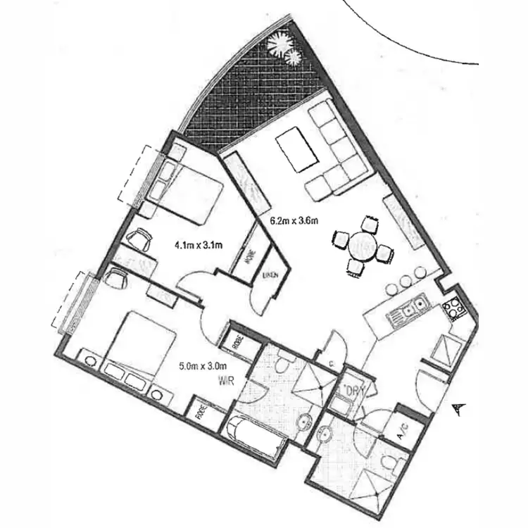 Floorplan of Homely apartment listing, 68/788 Bourke Street, Waterloo NSW 2017