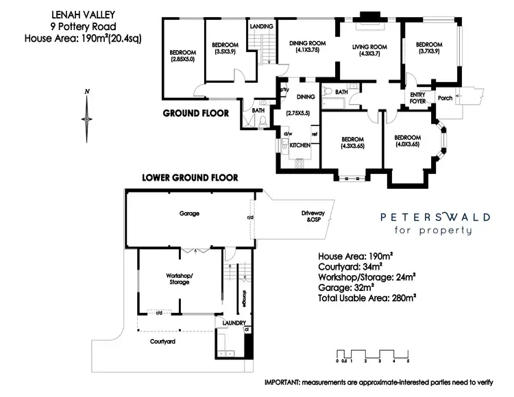 Floorplan of Homely house listing, 9 Pottery Road, Lenah Valley TAS 7008