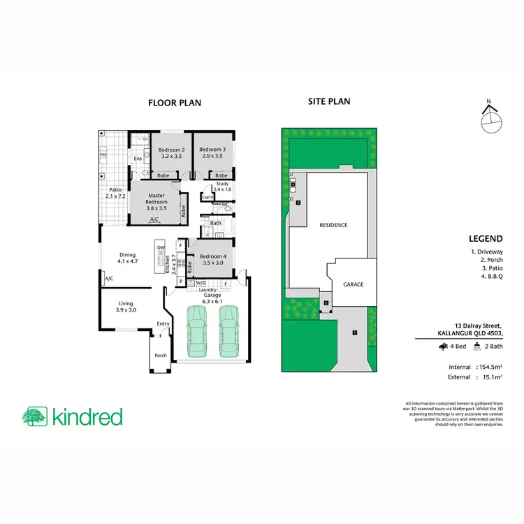 Floorplan of Homely house listing, 13 Dalray Street, Kallangur QLD 4503