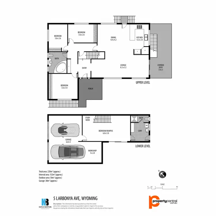Floorplan of Homely house listing, 5 Larbonya Avenue, Wyoming NSW 2250