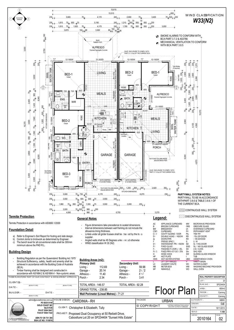 Floorplan of Homely semi-detached listing, 1/50 Reibelt Drive, Caboolture QLD 4510
