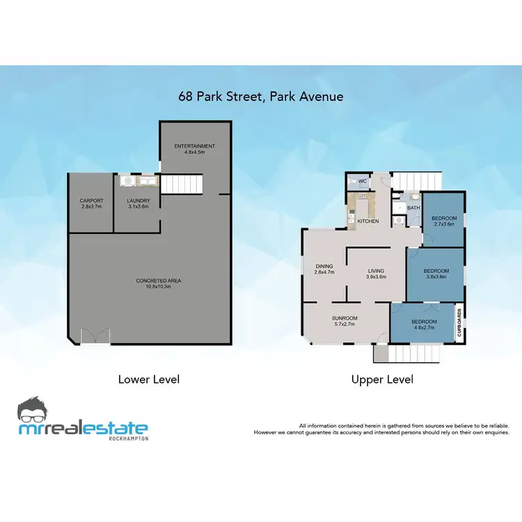 Floorplan of Homely house listing, 68 Park Street, Park Avenue QLD 4701