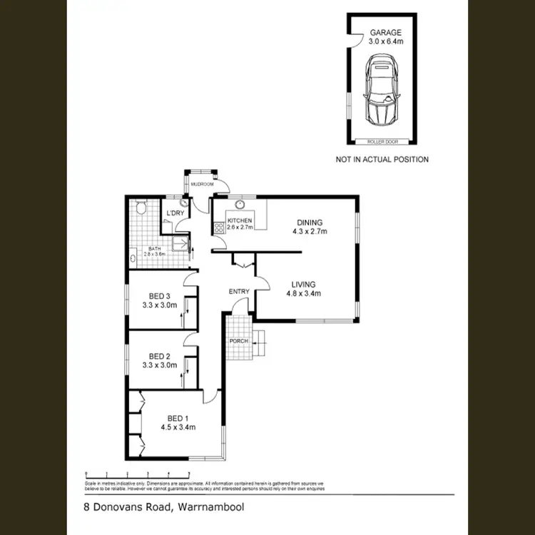 Floorplan of Homely house listing, 8 Donovans Road, Warrnambool VIC 3280