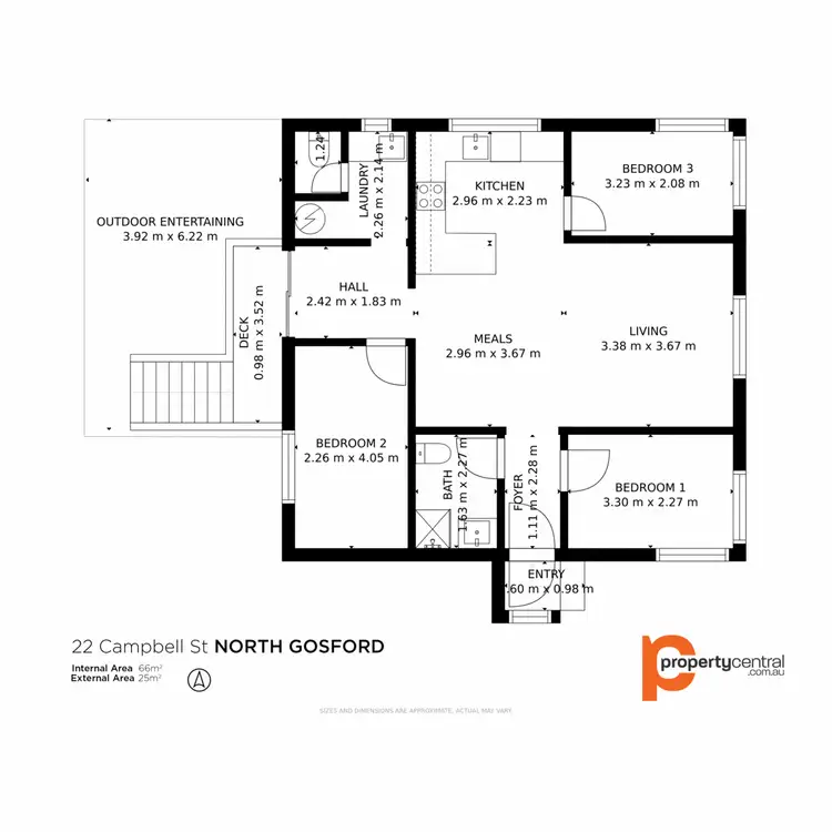 Floorplan of Homely house listing, 22 Campbell Street, North Gosford NSW 2250